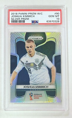 2018 Panini Prizm World Cup Joshua Kimmich Silver PSA 10 Germany
