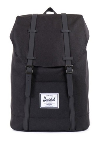 Herschel Retreat Backpack Black/Black 19.5 L - 第 1/2 張圖片