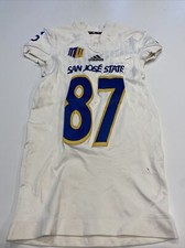 Game Worn Used adidas San Jose State Spartans SJSU Football Jersey Medium 3 #87