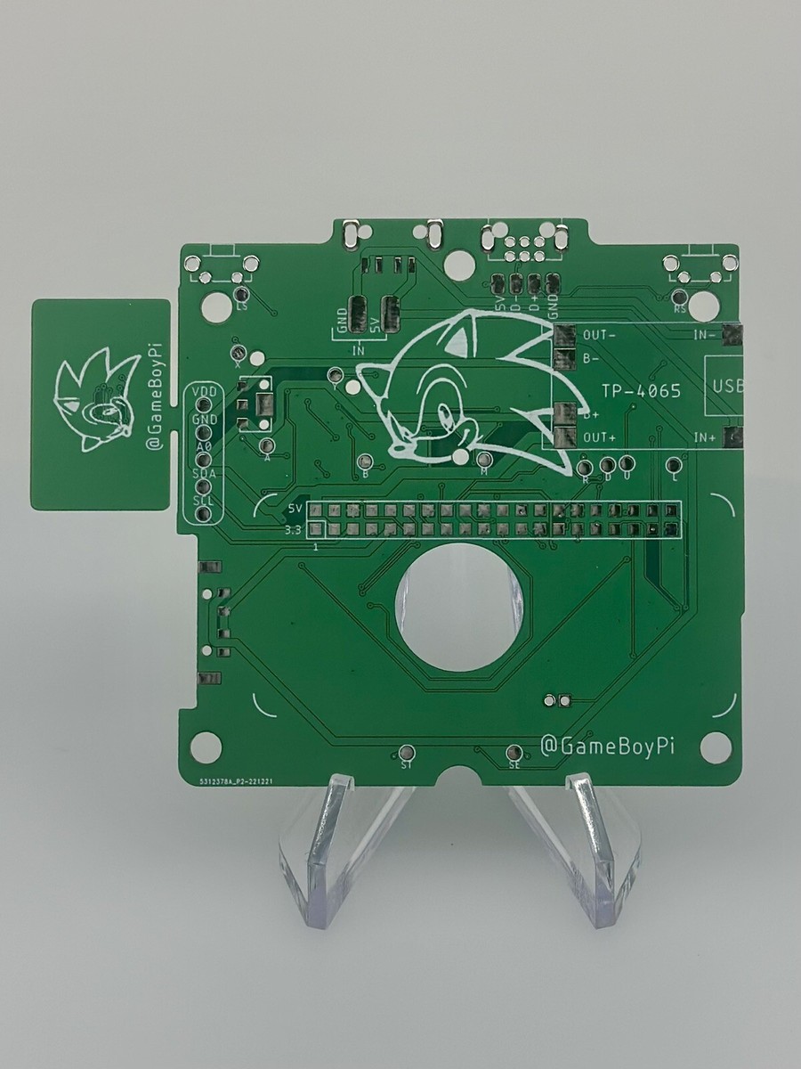 Gameboypi PCB to power up your Game Boy Advance SP with a Raspberry Pi W