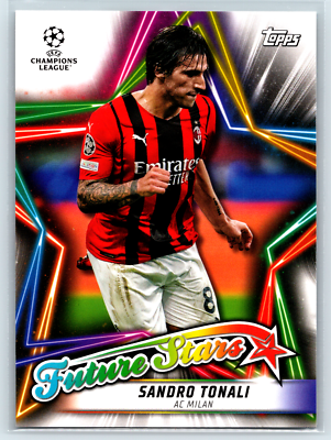 Sandro Tonali 2022 Topps UEFA Champions Future Stars #FS-09 AC