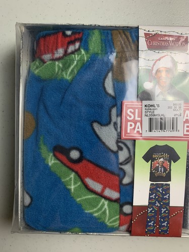 National Lampoon's Christmas Vacation Men's Sleep Wear Set Clark Griswold Large - Picture 5 of 11