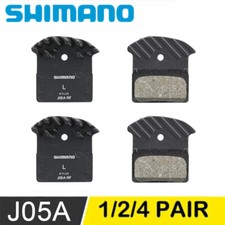 1/2/4 pair Shimano J05A Resin Cooling Fin IceTech Disc Brake Pads XTR SLX Deore