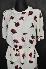 Ganni Jones Crepe Floral Dress Women's size S