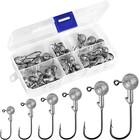 50 pcs Micro Jig Heads 6 sizes 1-10g Drop Shot Fishing Set Ultra Light Soft Lure