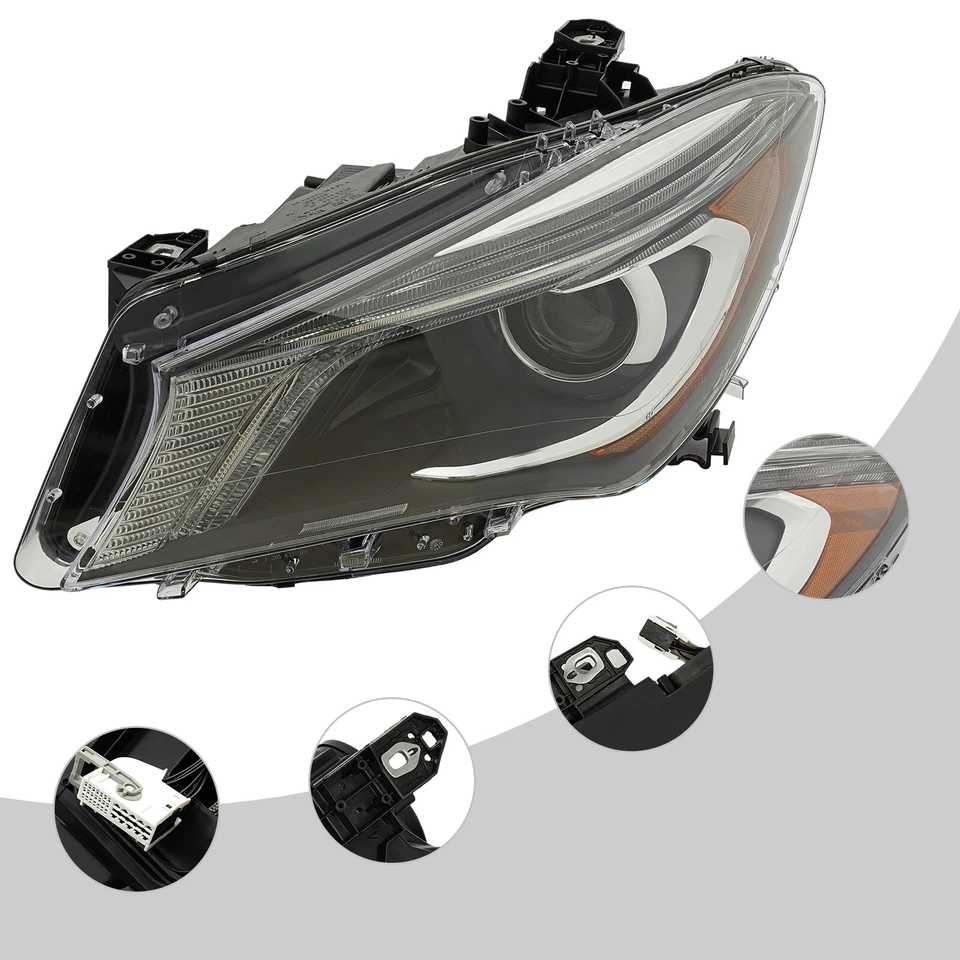 For 2014-2016 Mercedes-Benz CLA CLA250 Xenon/HID Headlight Headlamp Driver Side - Изображение 3 из 4