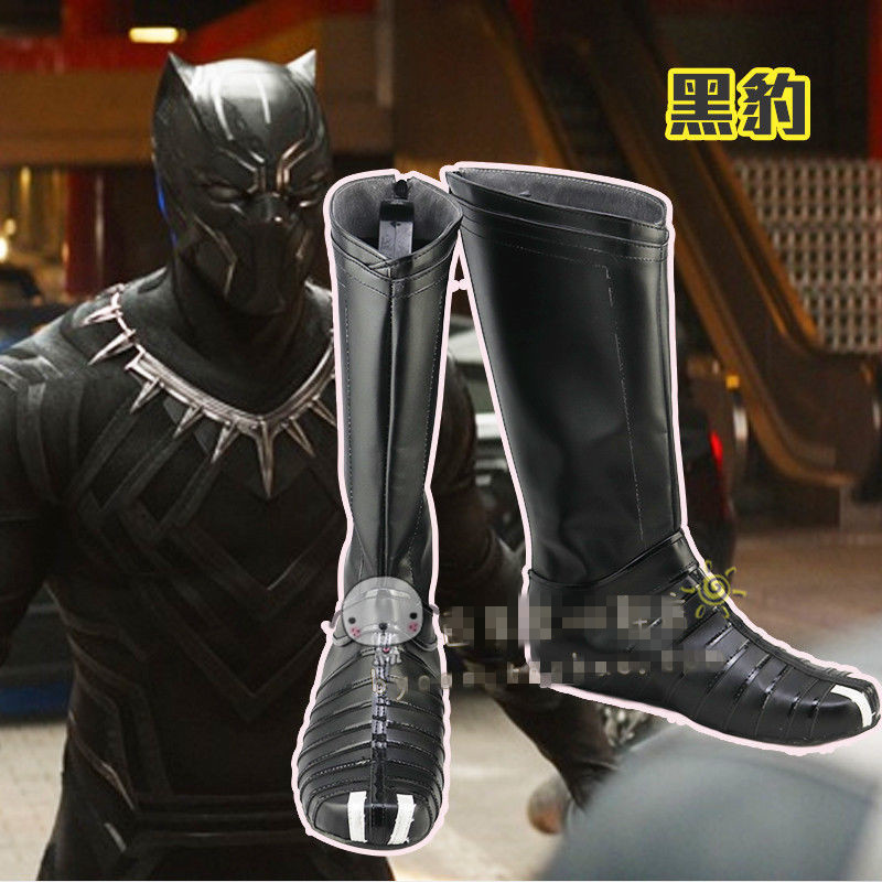 Black Panther Boots Black Panther Cosplay Costume Halloween