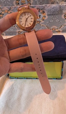 Tory Burch Classic T Pink Rose Gold Leather Watch TBW9012 | eBay