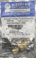 WESTERN 105 106 OXYGEN ACETYLENE HOSE ADAPTORS - "B" HOSE to "A" TORCH/REGULATOR