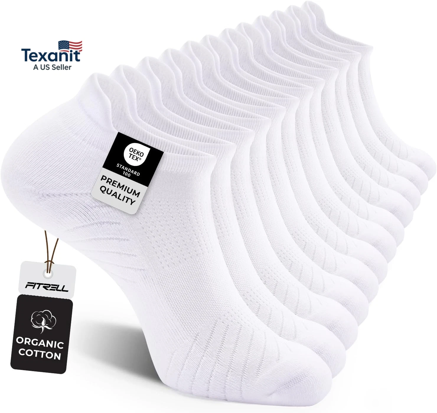6 Pack Men'S Athletic Running Ankle Socks Low Cut Cushioned Wicking Anti-Blister