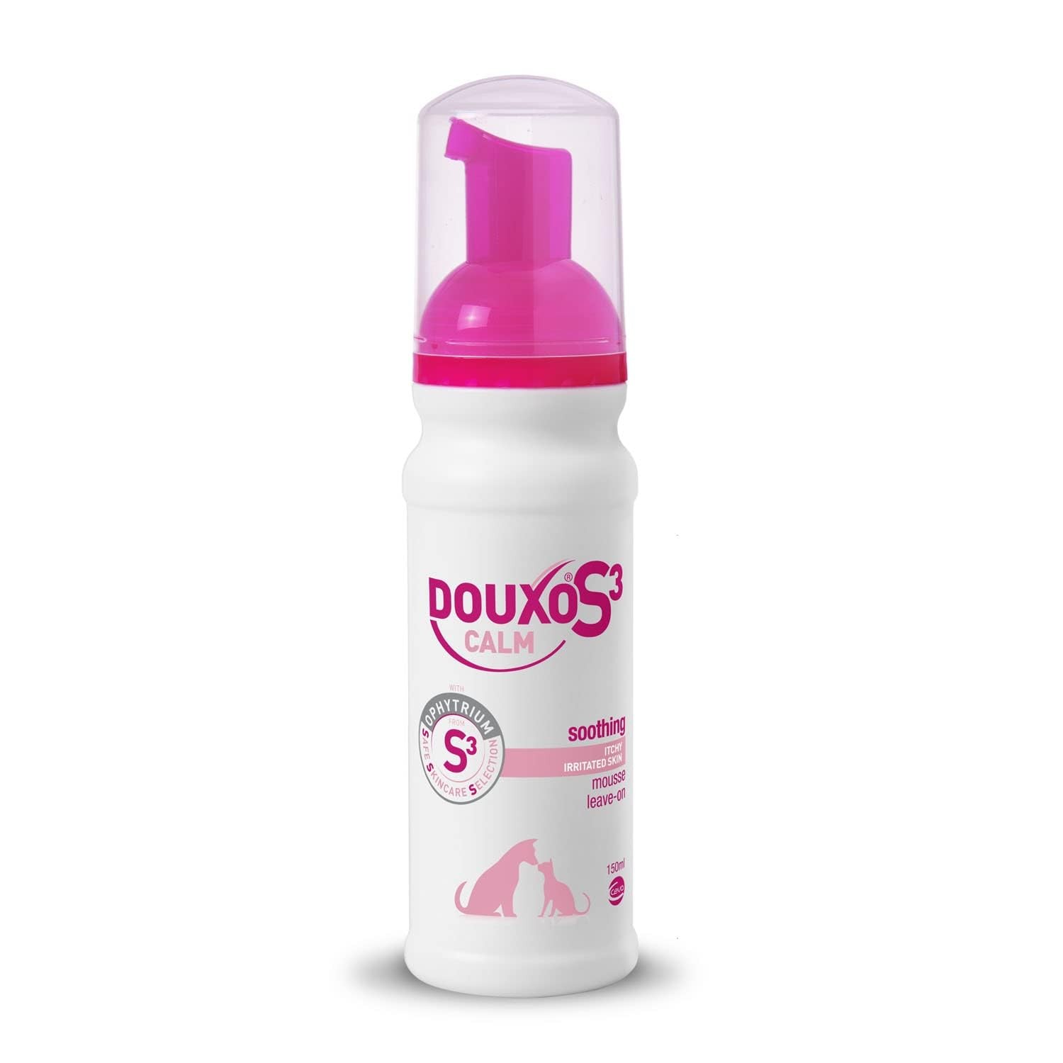 DOUXO S3 CALM Mousse | Itch Remedies for Dogs | Soothing Estandar, Black