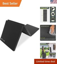 Thick Tri-Fold Exercise Mat 72"x24" with Carrying Handles for All Workouts