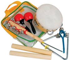 Atlas KIDS' PERCUSSION PACK, 6 Items bag. Shakers, sticks, bells From Hobgoblin