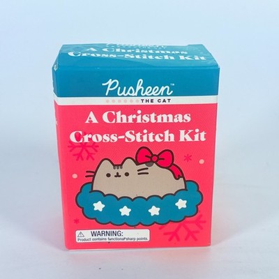 Pusheen: A Christmas Cross-Stitch Kit by Claire Belton 9780762485