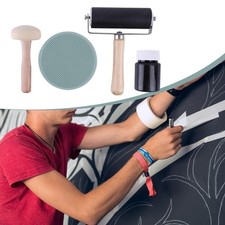 Rubber Brayer Roller Handheld Printing Roller for Scrapbooking Engraving Ink