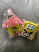 Set Completo Peluche Uniqlo X CPFM X SpongeBob Patrick & SpongeBob ✅ NUOVO DI ZECCA