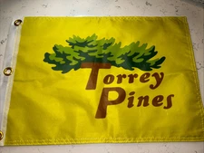 TORREY PINES GOLF COURSE TIGER WOODS RAHM USGA PIN FLAG W GROMMETS FREE SHIP