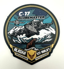 USAF 517th AIRLIFT SQUADRON / C-17 GLOBEMASTER -HIGH QUALITY PVC PATCH