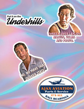 Fletch 80's Movie 4pc Stickers Pack