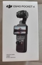 DJI Osmo Pocket 4 Creator Combo 1 Inch CMOS Pocket Gimbal Camera 4K 240fps Black