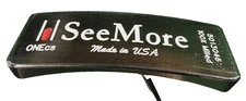SeeMore ONE Cs Center Shaft Milled Putter 5013046  Steel 33" Great Grip + HC RH