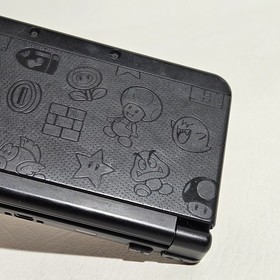 Nintendo "New" 3DS Super Mario Black Friday Edition Console System Tested Works