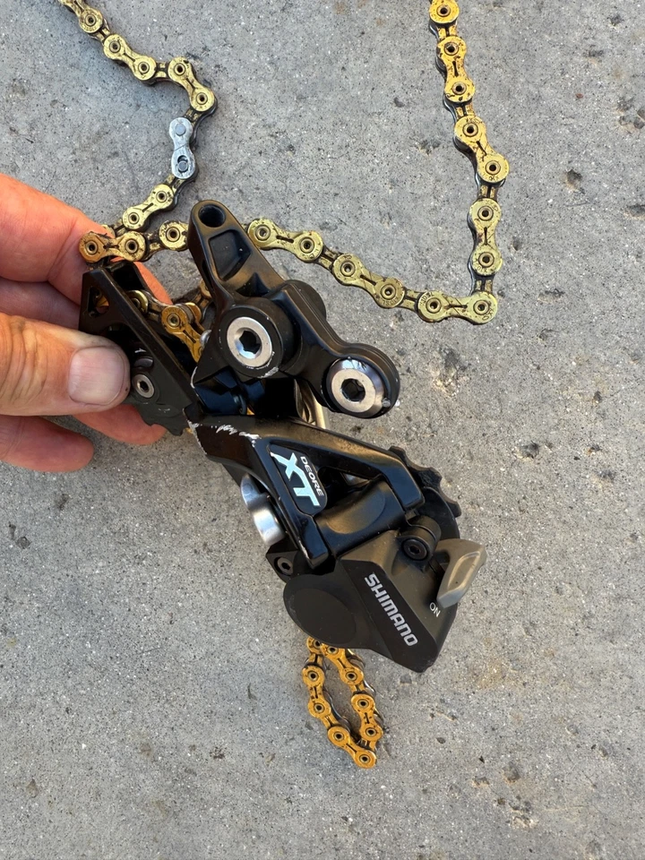 Desviador trasero Shimano Deore XT 10 velocidades jaula - ¡ENVÍO GRATUITO! Foto 3 de 4