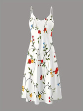 Lightweight Summer Floral Dress Size 24 (4 XL )