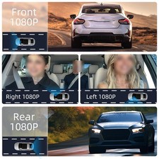 Dual Channel WiFi For Dash Cam for Vehicles Front Rear Recording Compact Design