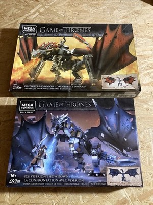 Mega Construx Game of Thrones im Doppel Drogon+ Viserion NEU+OVP Klemmbausteine