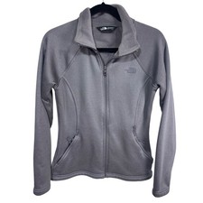 The North Face S/P Gray Full Zip Fleece Jacket Women's Activewear Gorpcore