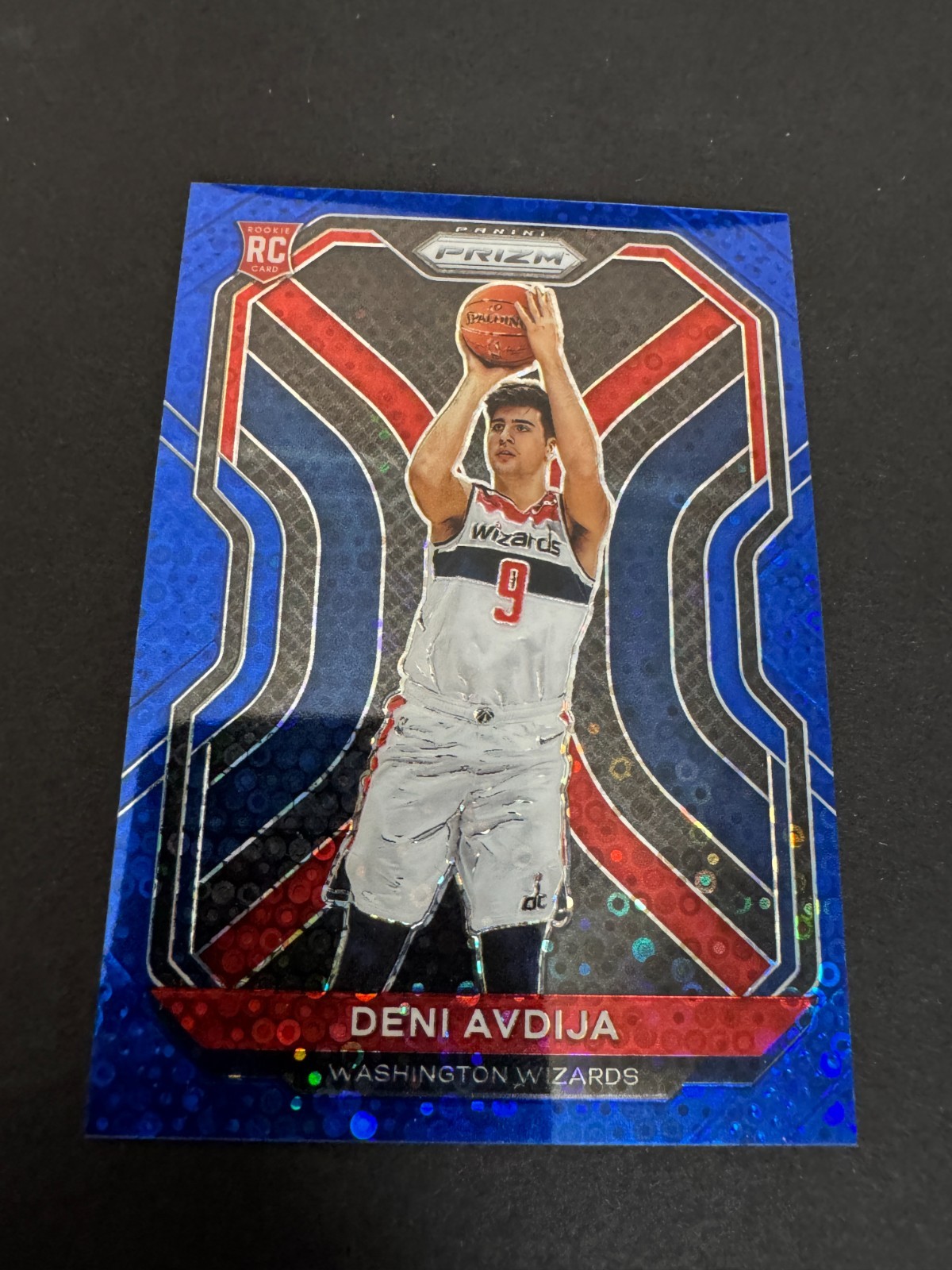 2020-21 Prizm Deni Avdija RC Fast Break Blue Prizm /175 #290