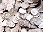 FIVE 90% SILVER ROOSEVELT 10c ~ BUY 1 SET OR MORE
