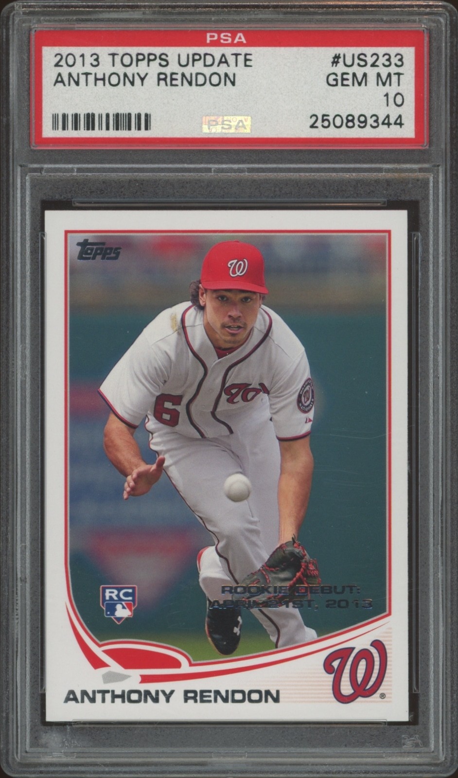 2013 Topps Update Anthony Rendon #US233 (PSA 10)