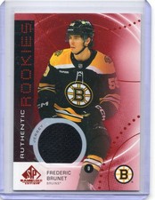 2025-26 Upper Deck Sp Game Used Authentic Rookies Frederic Brunet #AR-FB Jersey