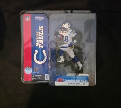 Vintage McFarlane NFL Series 7 COLTS Marshall Faulk WHITE Variant Figure RARE