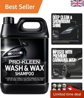 5L Wash & Wax Autoshampoo - Tierversuchsfrei, pH-neutral mit Schutzlack