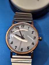 Timex Unisex Easy Reader With White Dial. Mechanical Movement With New Crystal