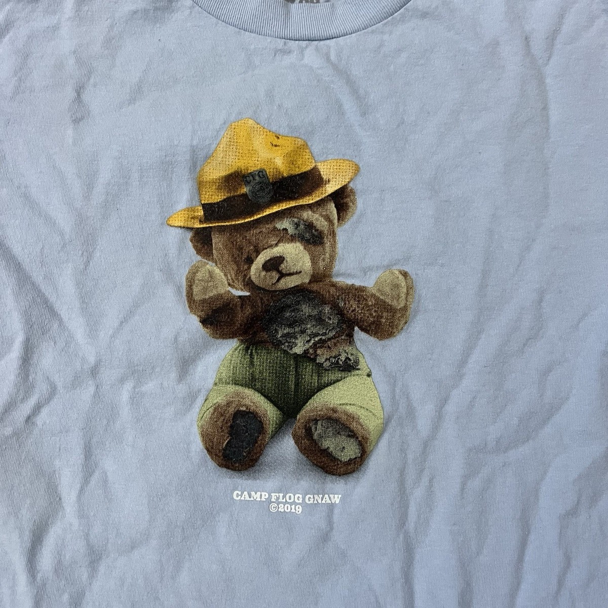 Camp Flog Gnaw T-Shirt Mens Small Blue 2019 Tyler Creator Golf