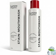 Lumine Organics Mouthwash, Lumine Organics Whitening Mouthwash, Gunk Removing...