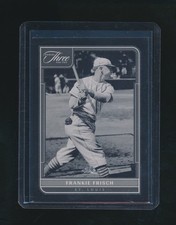 FRANKIE FRISCH 2022 PANINI THREE AND TWO BLACK PARALLEL 6/8 #13
