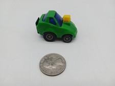 Vintage 1982 Takara Penny Racers Choro Q Friction Car Flamin Fury Corvette Green