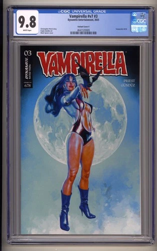 Vampirella #3 CGC 9.8 Mark Spears Variant Cover V Highest Graded (2025)
