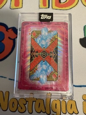 2025 Topps Marvel Mint ICEMAN Gambit's Deck Playing Card 5 of Diamonds /99