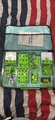 EUDAX Kids Junior High Electricity and Magnetism Kit Green Physics Science Lab