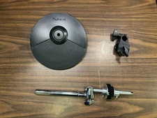 Roland CY-5 Dual Trigger Cymbal Pad w/Post Mount Hi Hat Attachment Clamp TY61697