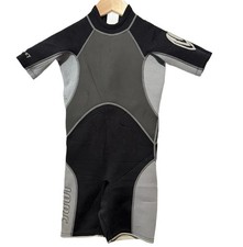 Jobe Black Dk. Gray Lt. Gray Wetsuit Unisex Youth Junior Size 12 Stretch Blast