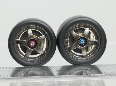 #ad Precision 3D Parts 1 43 Mclaren F1 GTR Autobarn Compatible Wheel and Tire Set $118.53