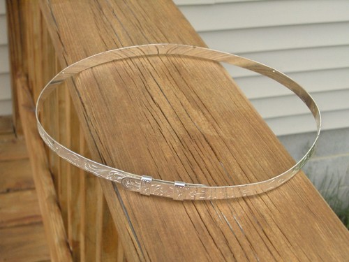 VINTAGE WESTERN SILVER HAT BAND