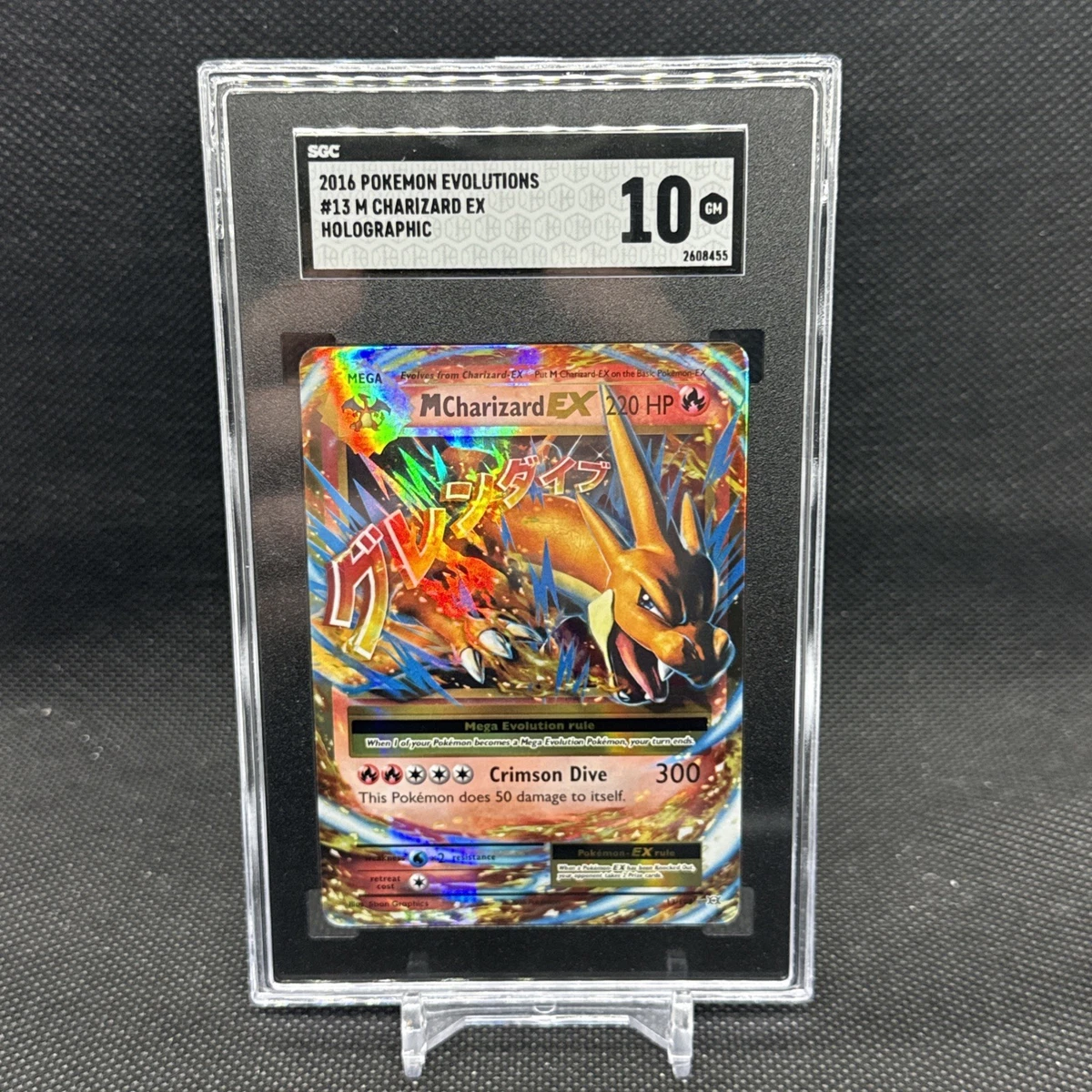 Charizard Pokémon TCG Grade 10 Evolutions Individual Collectible